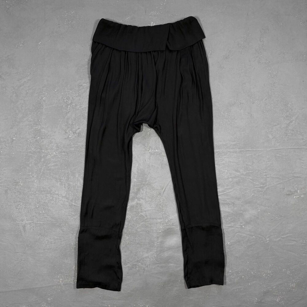 Isabel Marant Black Lightweight Sarouel Harem Pants Women's 3, M-L